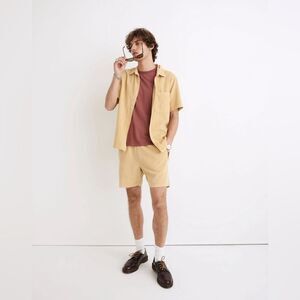 Madewell Variegated Corduroy Shorts Pull On Elastic Waistband Large Men’s